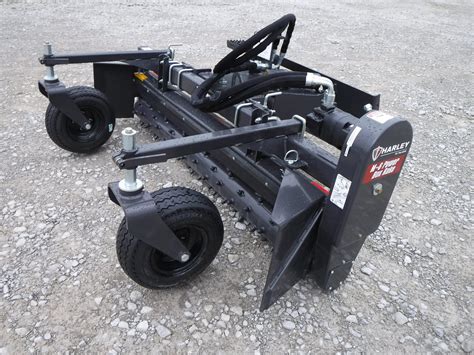 harley power rake for skid steer|harley rake 3 point hitch.